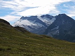 Zoommata su Monte Leone , Breithorn e Hübschhorn